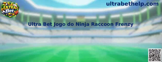 Interface temática do Ultra Bet Jogo do Ninja Raccoon Frenzy